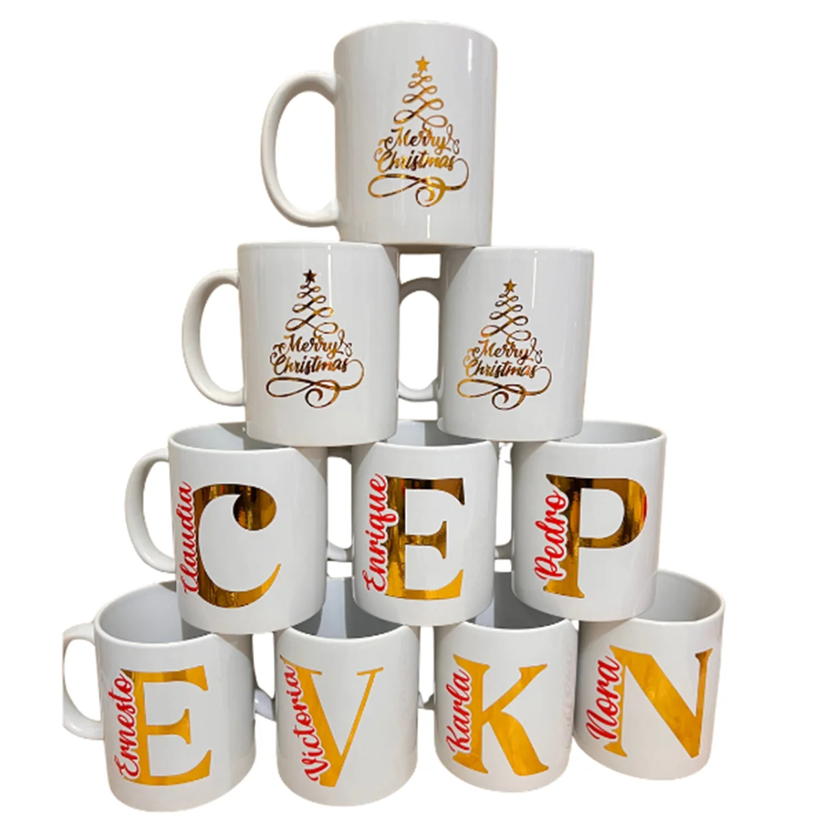 Taza con vinil personalizada